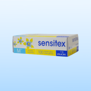 gants en latex poudrés